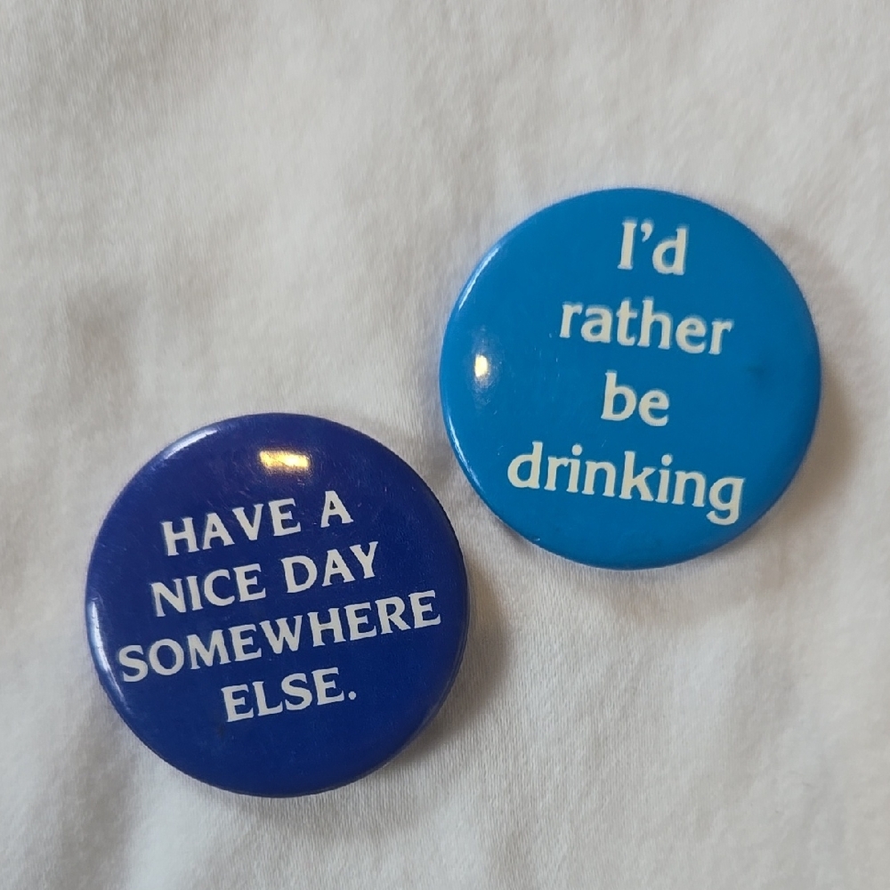Vintage Button Pins